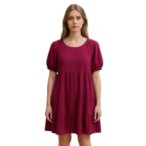 J. Crew Dresses & Skirts - J.Crew Berry Babydoll Dress Size 2 Cottagecore Soft Feminine Tiered Mini